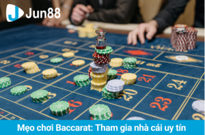 Jun88 tự tin là nhà cái uy tín triển khai game Baccarat hiệu quả và công bằng